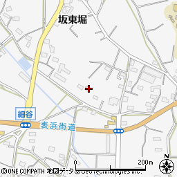 愛知県豊橋市細谷町坂東堀周辺の地図