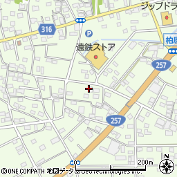 静岡県浜松市中央区篠原町21456周辺の地図