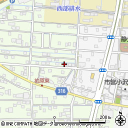 静岡県浜松市中央区篠原町21911周辺の地図