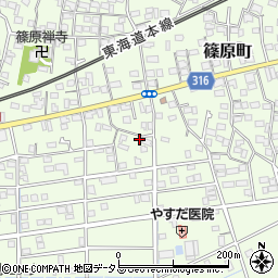 静岡県浜松市中央区篠原町11963周辺の地図