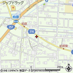静岡県浜松市中央区篠原町22005周辺の地図
