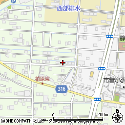 静岡県浜松市中央区篠原町21910周辺の地図