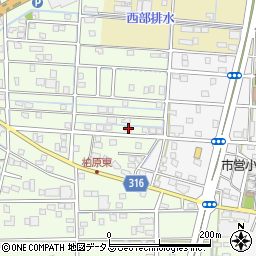 静岡県浜松市中央区篠原町21908周辺の地図