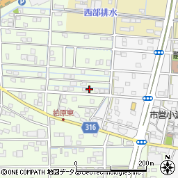 静岡県浜松市中央区篠原町21909周辺の地図