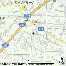 静岡県浜松市中央区篠原町21991周辺の地図