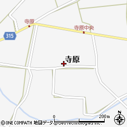 広島県山県郡北広島町寺原1447周辺の地図