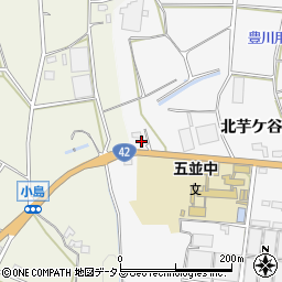 愛知県豊橋市細谷町芋ケ谷周辺の地図