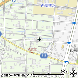 静岡県浜松市中央区篠原町21905周辺の地図