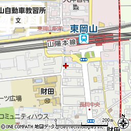 岡山県岡山市中区長岡67-87周辺の地図