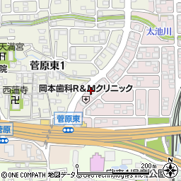 ニチイケアセンター奈良西大寺周辺の地図