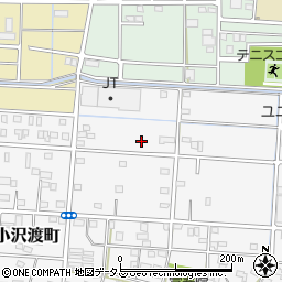 静岡県浜松市中央区小沢渡町132周辺の地図