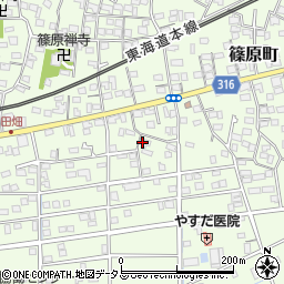 静岡県浜松市中央区篠原町11970周辺の地図