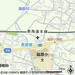 静岡県浜松市中央区篠原町9572周辺の地図