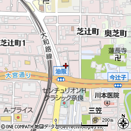 奈良県奈良市芝辻町29周辺の地図