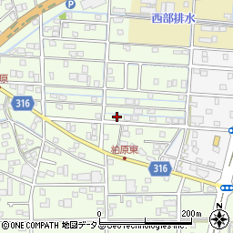 静岡県浜松市中央区篠原町21901周辺の地図