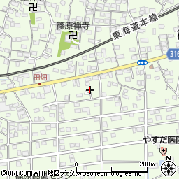 静岡県浜松市中央区篠原町20585周辺の地図