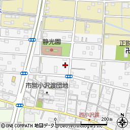 静岡県浜松市中央区小沢渡町1311周辺の地図