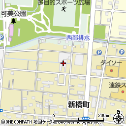 静岡県浜松市中央区新橋町428周辺の地図