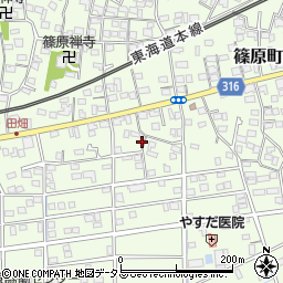 静岡県浜松市中央区篠原町11971周辺の地図