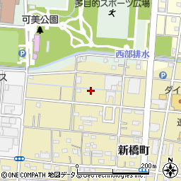 静岡県浜松市中央区新橋町432周辺の地図