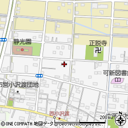 静岡県浜松市中央区小沢渡町1216周辺の地図