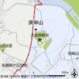 大梵帝釈天周辺の地図