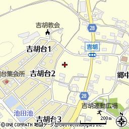 愛知県田原市吉胡町郷中199周辺の地図