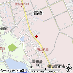 静岡県菊川市高橋3785周辺の地図