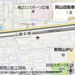 岡山県岡山市中区長岡1周辺の地図