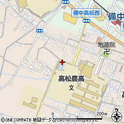 岡山県岡山市北区高松原古才168周辺の地図