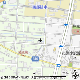 静岡県浜松市中央区篠原町21866周辺の地図