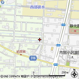 静岡県浜松市中央区篠原町21865周辺の地図