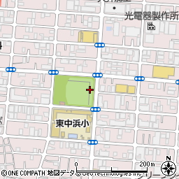 大阪府大阪市城東区東中浜5丁目周辺の地図