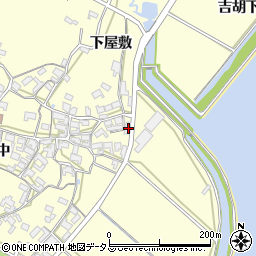 愛知県田原市吉胡町郷中82周辺の地図