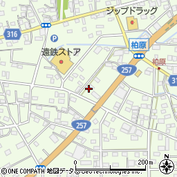 静岡県浜松市中央区篠原町21558周辺の地図