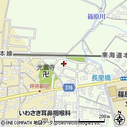 静岡県浜松市中央区篠原町9893周辺の地図