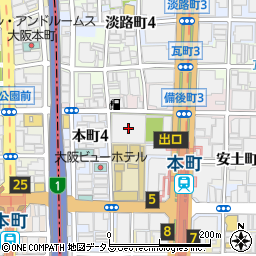 西本願寺津村別院周辺の地図