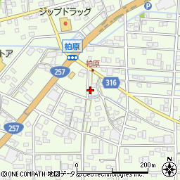 静岡県浜松市中央区篠原町21990周辺の地図