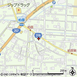静岡県浜松市中央区篠原町21998周辺の地図
