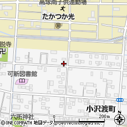 静岡県浜松市中央区小沢渡町1180周辺の地図