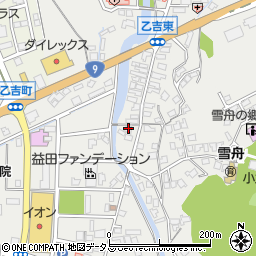 島根県益田市乙吉町964周辺の地図