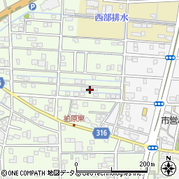 静岡県浜松市中央区篠原町21869周辺の地図