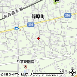 静岡県浜松市中央区篠原町12069周辺の地図
