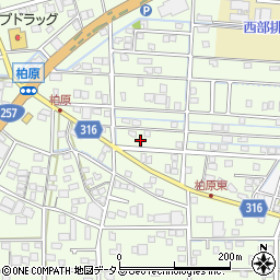 静岡県浜松市中央区篠原町21891周辺の地図