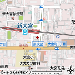奈良県官報販売所周辺の地図