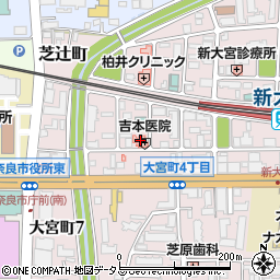 吉本医院周辺の地図