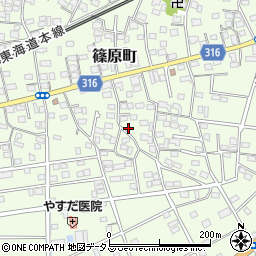 静岡県浜松市中央区篠原町12071周辺の地図