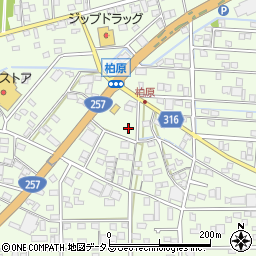 静岡県浜松市中央区篠原町21981周辺の地図
