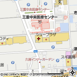 洋服の青山久居インターガーデン店周辺の地図