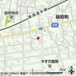 静岡県浜松市中央区篠原町11988周辺の地図